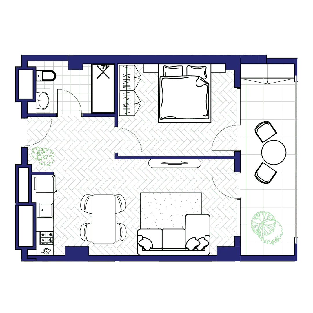 ბინა 154 — გეგმა