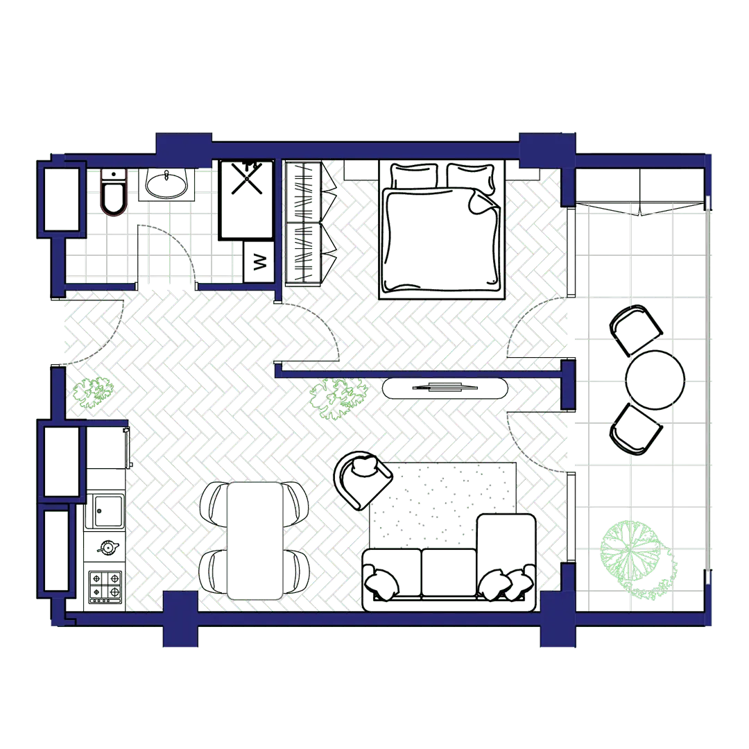 ბინა 170 — გეგმა