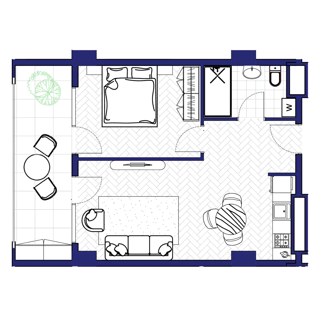 ბინა 176 — გეგმა