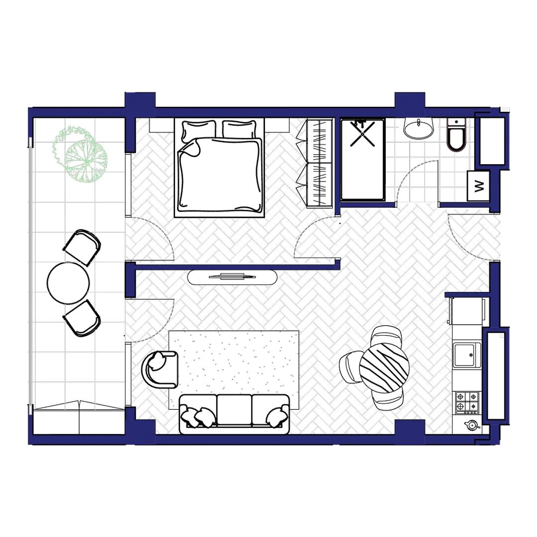 ბინა 230 — გეგმა